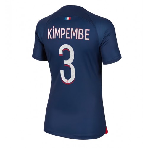 Ženski Nogometni dresi Paris Saint-Germain Presnel Kimpembe #3 Domači 2023-24 Kratek Rokav